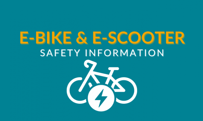 e-bike and e-scooter safety information