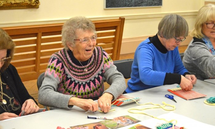 Six Town Housing and Bury College run craft session to reduce social isolation