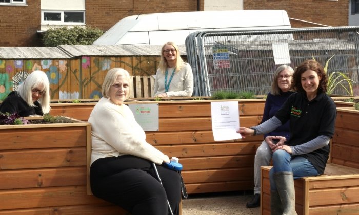 Coronation Gardens sees the completion of The Friendly Bench