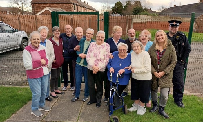 Residents at Moorfield happy with new security fencing