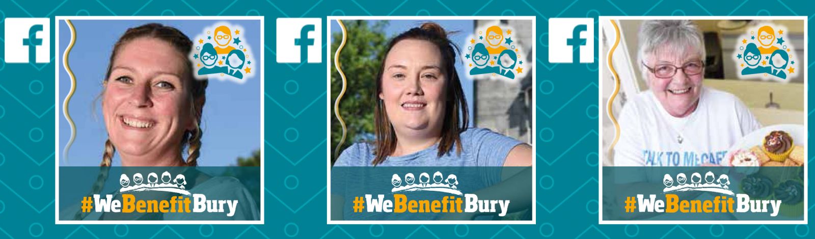 Download a Facebook frame to show your support for We Benefit Bury and end negative council stereotypes